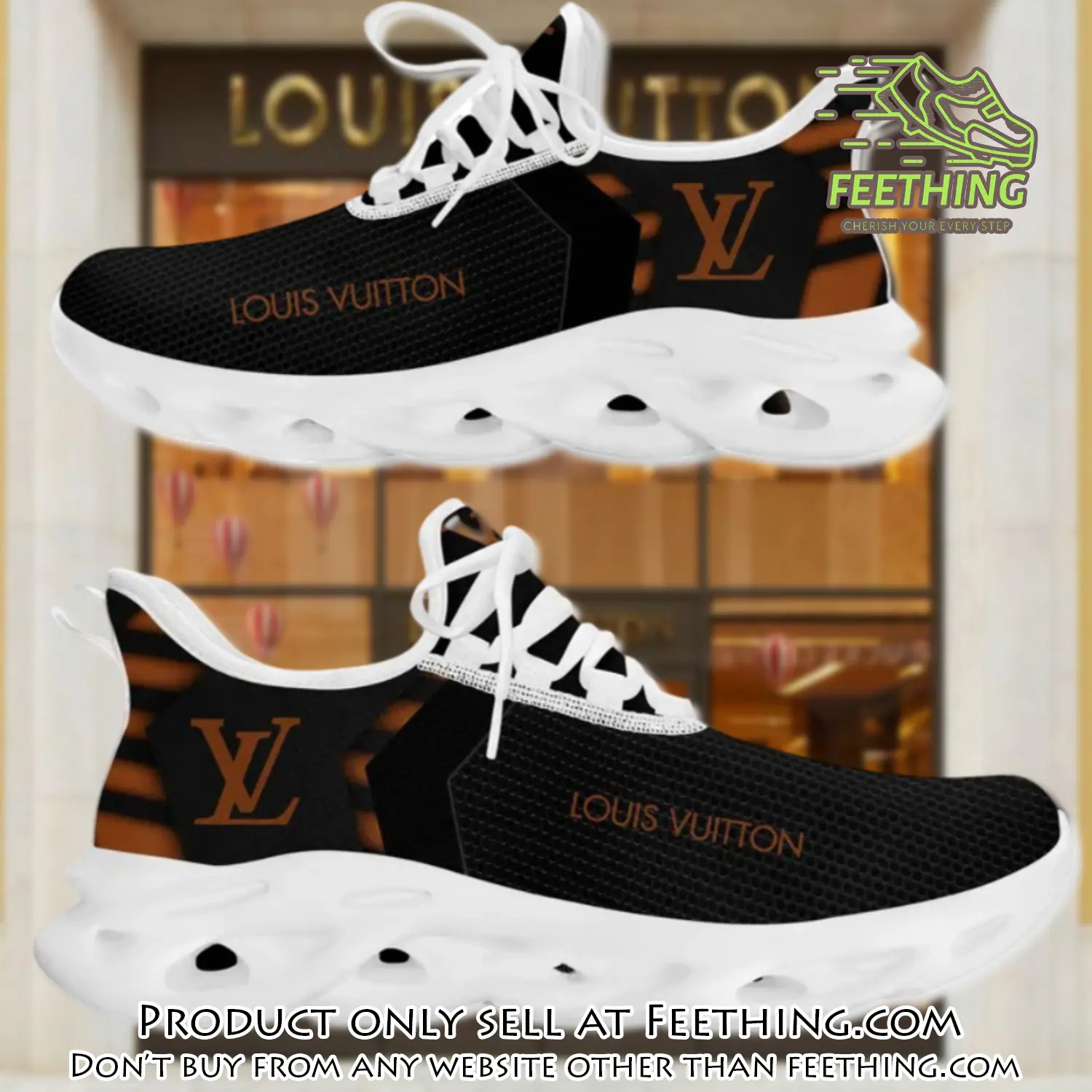 Louis vuitton orange logo white max soul shoes luxury brand gifts for men women ft4357638